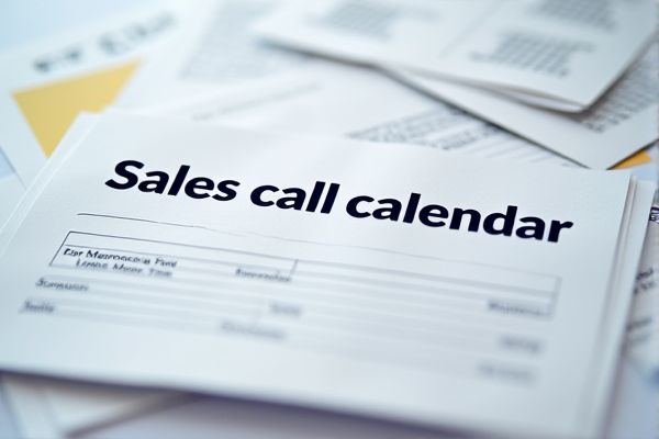 Sales Call Calendar Excel Template: Streamline Your Sales Scheduling