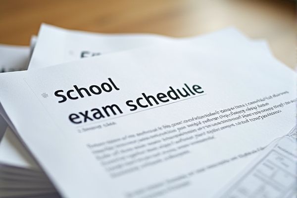 Excel Template for School Exam Schedules: Easy-to-Use Download