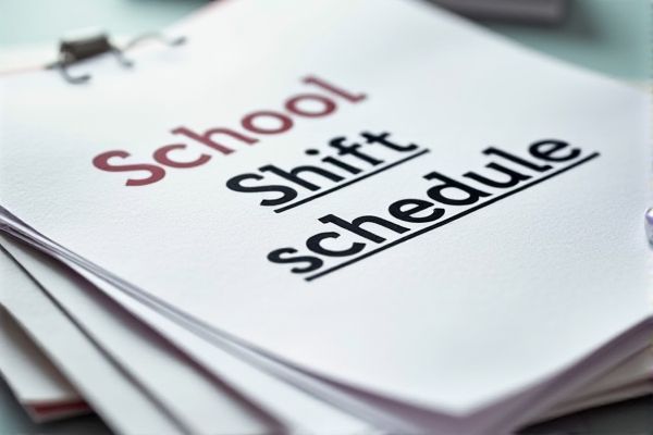 School Shift Schedule Excel Template: Easily Manage Class Timetables