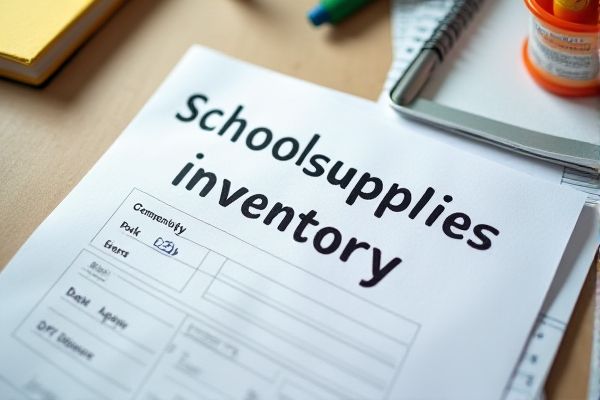 School Supply Inventory Excel Template: Free Download and How to Use