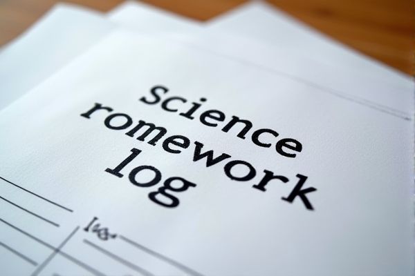 Download: Science Homework Log Excel Template for Students