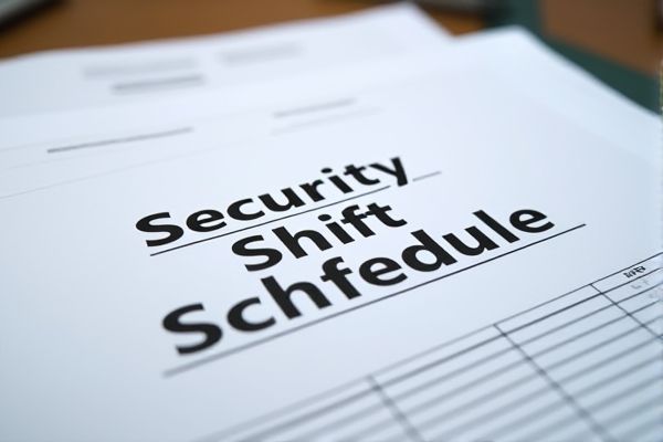 Security Shift Schedule Excel Template: Simplify Staff Scheduling