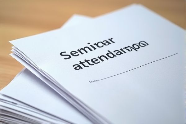 Seminar Attendance Excel Template for Efficient Participant Tracking