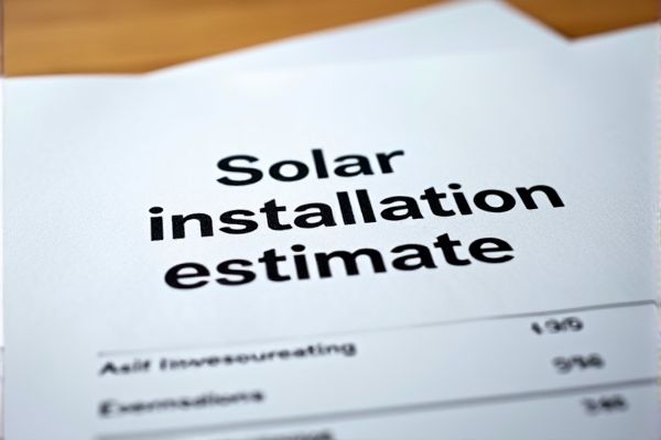 Solar Installation Estimate Excel Template: Streamline Your Project Cost Calculations