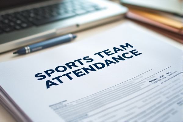 Excel Template for Tracking Sports Team Attendance: Easy and Customizable