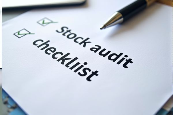 Comprehensive Stock Audit Checklist Excel Template for Efficient Inventory Management