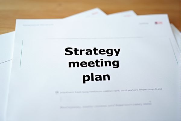 Excel Template for Effective Strategy Meeting Planning