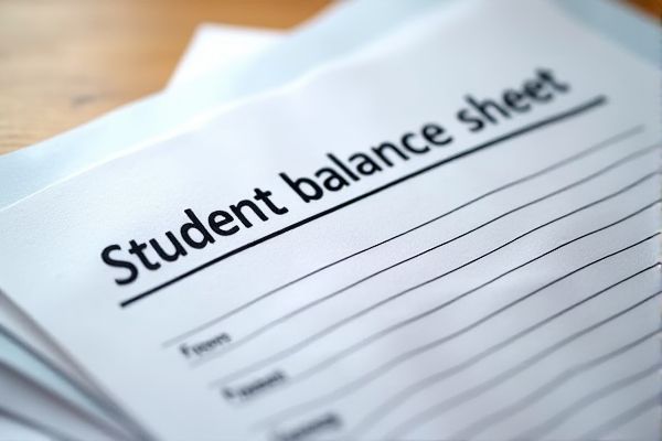 Student Balance Sheet Excel Template for Easy Financial Tracking
