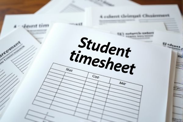 Student Timesheet Excel Template: Track Study Hours Efficiently