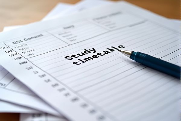 Study Timetable Calendar Excel Template for Efficient Student Planning