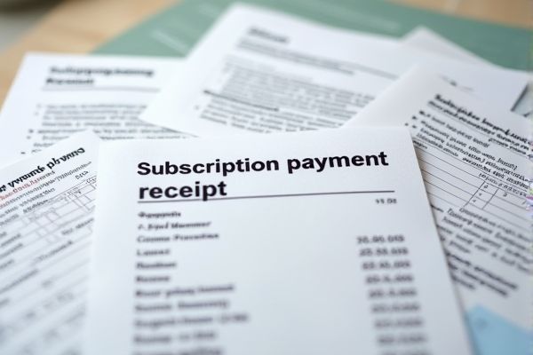 Subscription Payment Receipt Excel Template: Streamline Your Billing and Record-Keeping