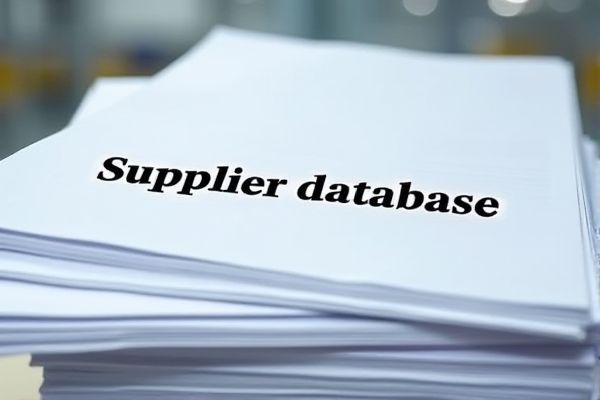 Comprehensive Supplier Database Excel Template for Efficient Vendor Management