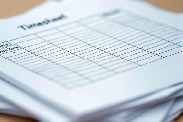 Task-Based Timesheet Excel Template for Efficient Time Tracking