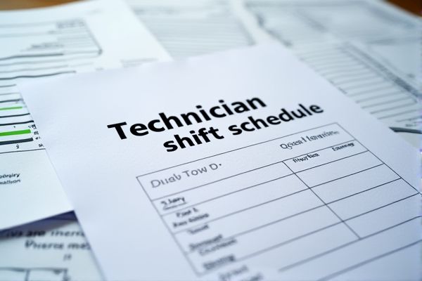 Technician Shift Schedule Excel Template for Efficient Workforce Management