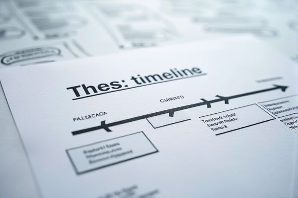 Thesis Timeline Excel Template for Efficient Project Planning
