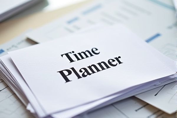 Time Planner Excel Template: Organize Your Schedule Efficiently