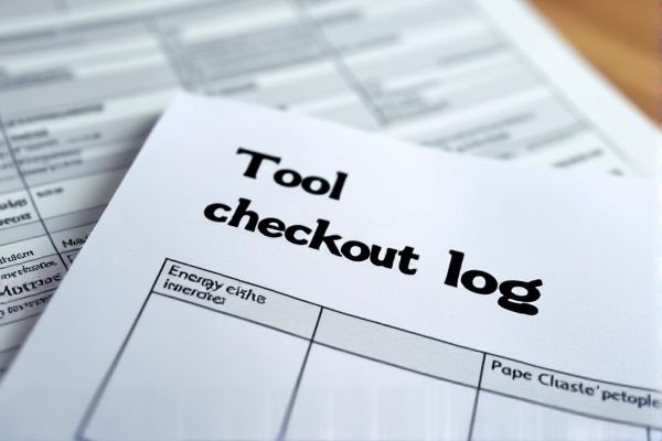 Tool Checkout Log Excel Template for Efficient Equipment Tracking