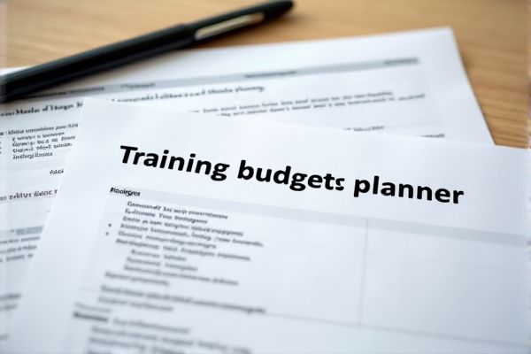 Excel Training Budget Planner Template for Efficient Budget Management