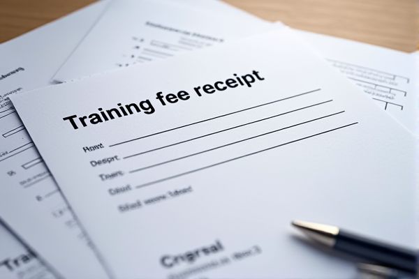 Excel Template for Training Fee Receipt: Free & Customizable