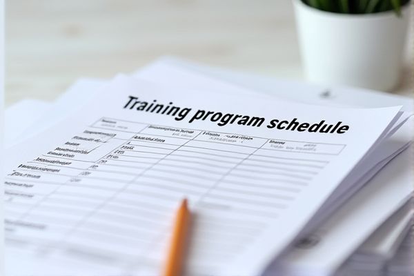 Training Program Schedule Excel Template for Efficient Planning