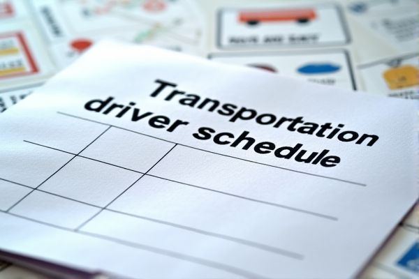 Transportation Driver Schedule Excel Template for Efficient Fleet Management