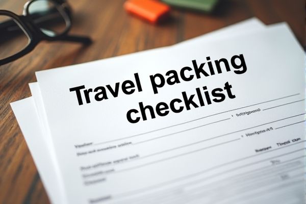 Ultimate Travel Packing Checklist: Free Excel Template for Easy Trip Planning