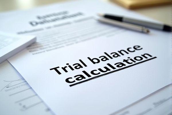 Excel Template for Accurate Trial Balance Calculation