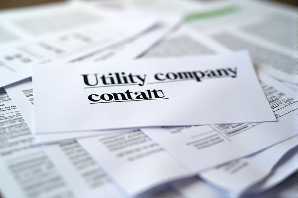 Excel Template for Managing Utility Company Contact Information