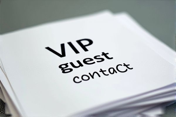 VIP Guest Contact Excel Template: Organize and Manage VIP Information Efficiently