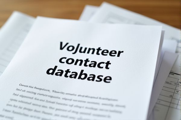 Excel Template for Managing Volunteer Contact Database