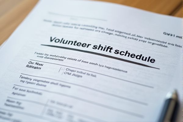 Volunteer Shift Schedule Excel Template: Easy-to-Use Scheduling Solution