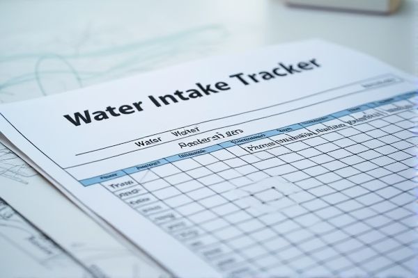 Excel Template for Tracking Daily Water Intake
