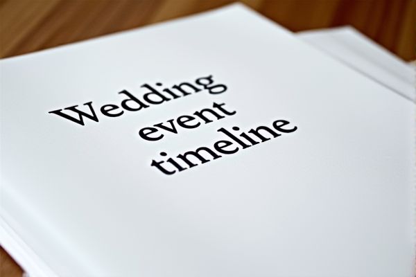 Wedding Event Timeline Excel Template for Seamless Planning
