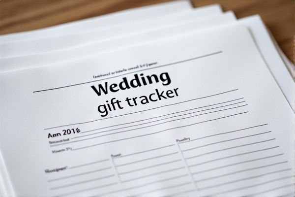 Wedding Gift Tracker Excel Template: Effortlessly Organize and Manage Your Wedding Presents