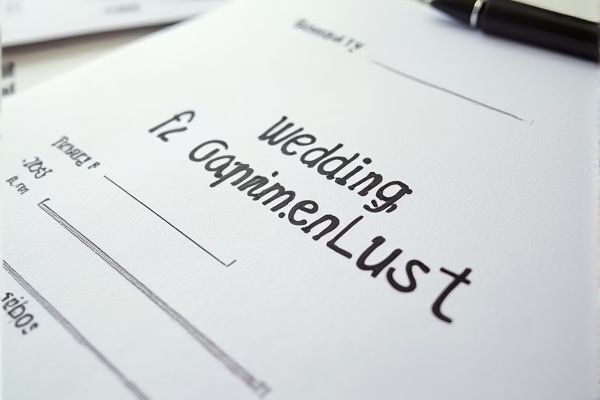 Wedding Guest List Excel Template for Easy Planning