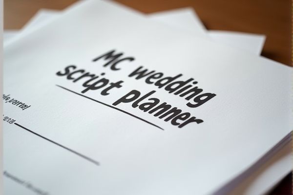 Ultimate Wedding MC Script Planner: Downloadable Excel Template for Seamless Event Coordination