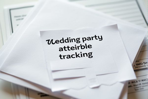 Comprehensive Excel Template for Tracking Wedding Party Attire