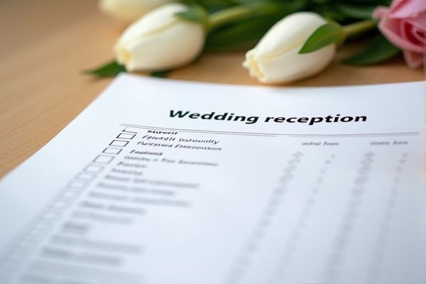 Comprehensive Wedding Reception Checklist: Free Excel Template for Planning