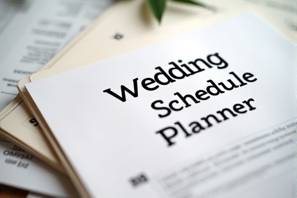 Ultimate Wedding Schedule Planner Excel Template: Streamline Your Big Day Planning
