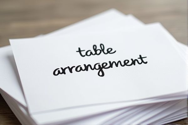 Wedding Table Arrangement Excel Template: Simplify Your Seating Plan