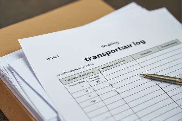 Wedding Transportation Log Excel Template: Streamline Your Event Planning