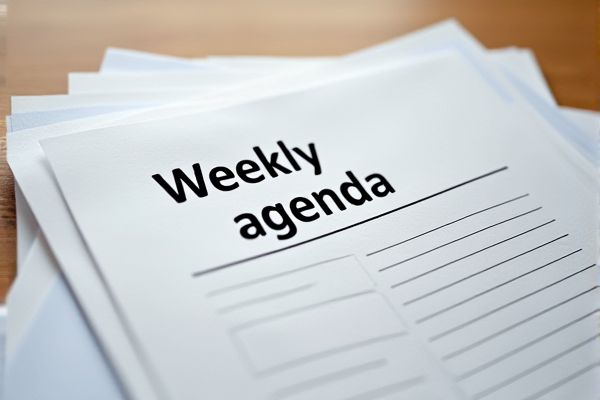 Weekly Agenda Excel Template for Efficient Planning