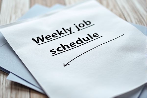 Weekly Job Schedule Excel Template: Easy-to-Use Download and Guide