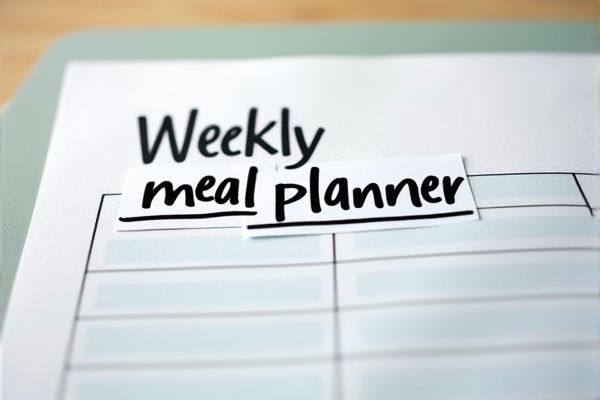 Weekly Meal Planner Excel Template: Download & Customize Your Meal Plan