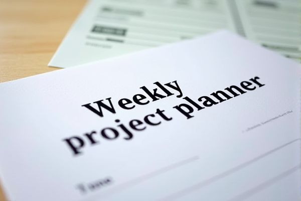 Weekly Project Planner Excel Template for Efficient Task Management