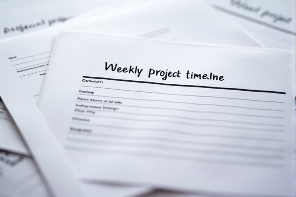 Weekly Project Timeline Excel Template: Streamline Your Project Planning