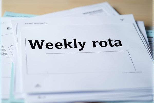 Weekly Rota Excel Template for Efficient Staff Scheduling