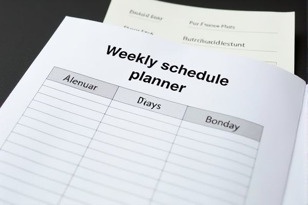 Weekly Schedule Planner Excel Template for Efficient Time Management