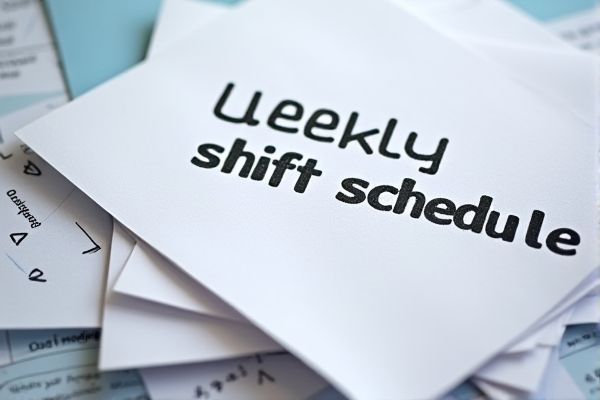 Weekly Shift Schedule Excel Template: Download & Customize for Easy Staff Management