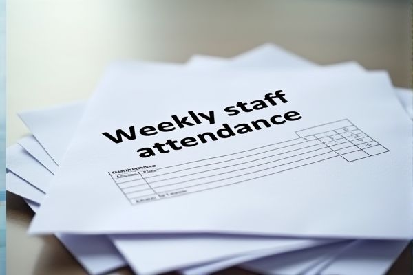 Weekly Staff Attendance Excel Template for Efficient Workforce Tracking